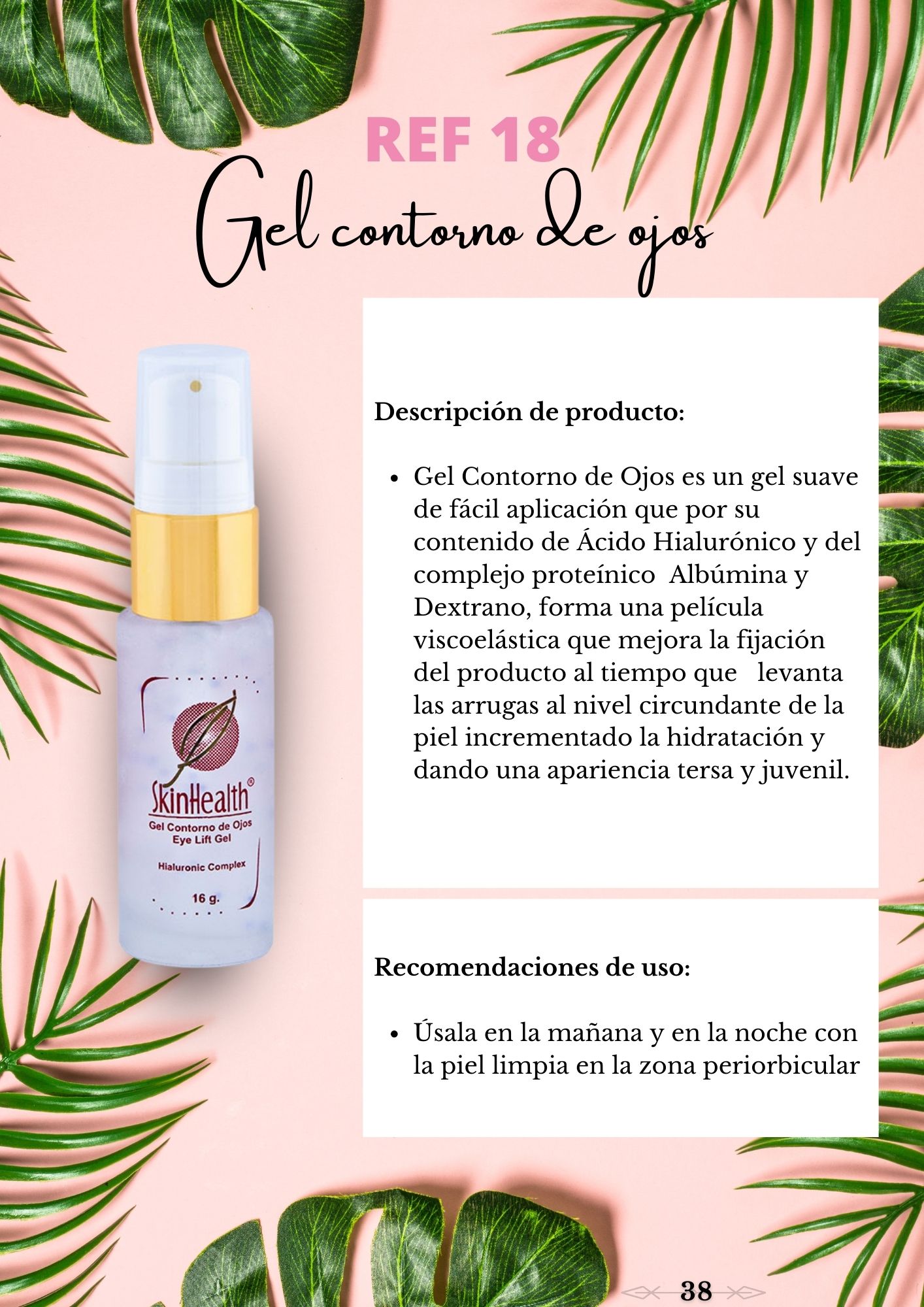 Gel contorno de ojos