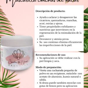 Mascarilla conchas de nacar