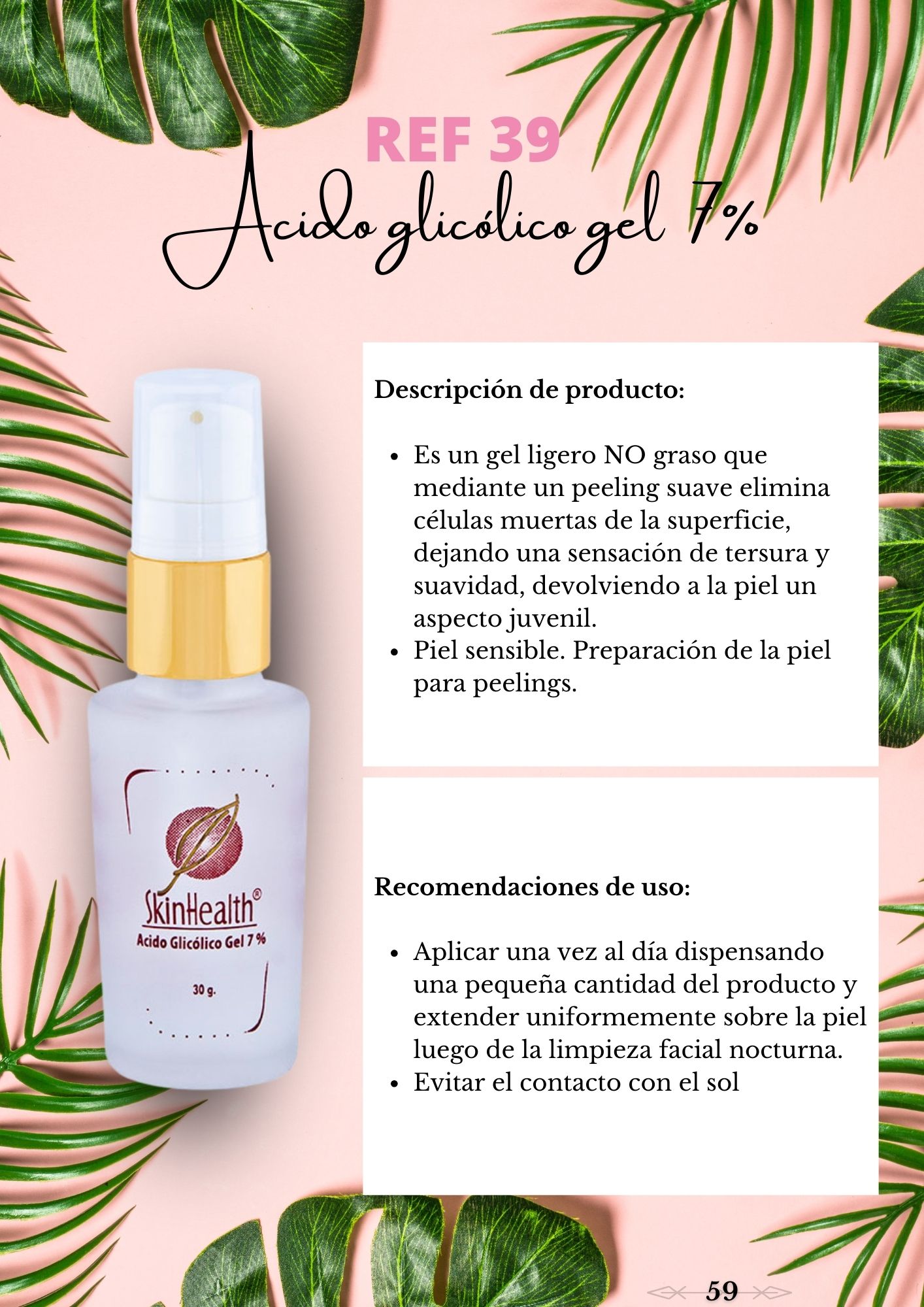Acido glicólico gel 7%