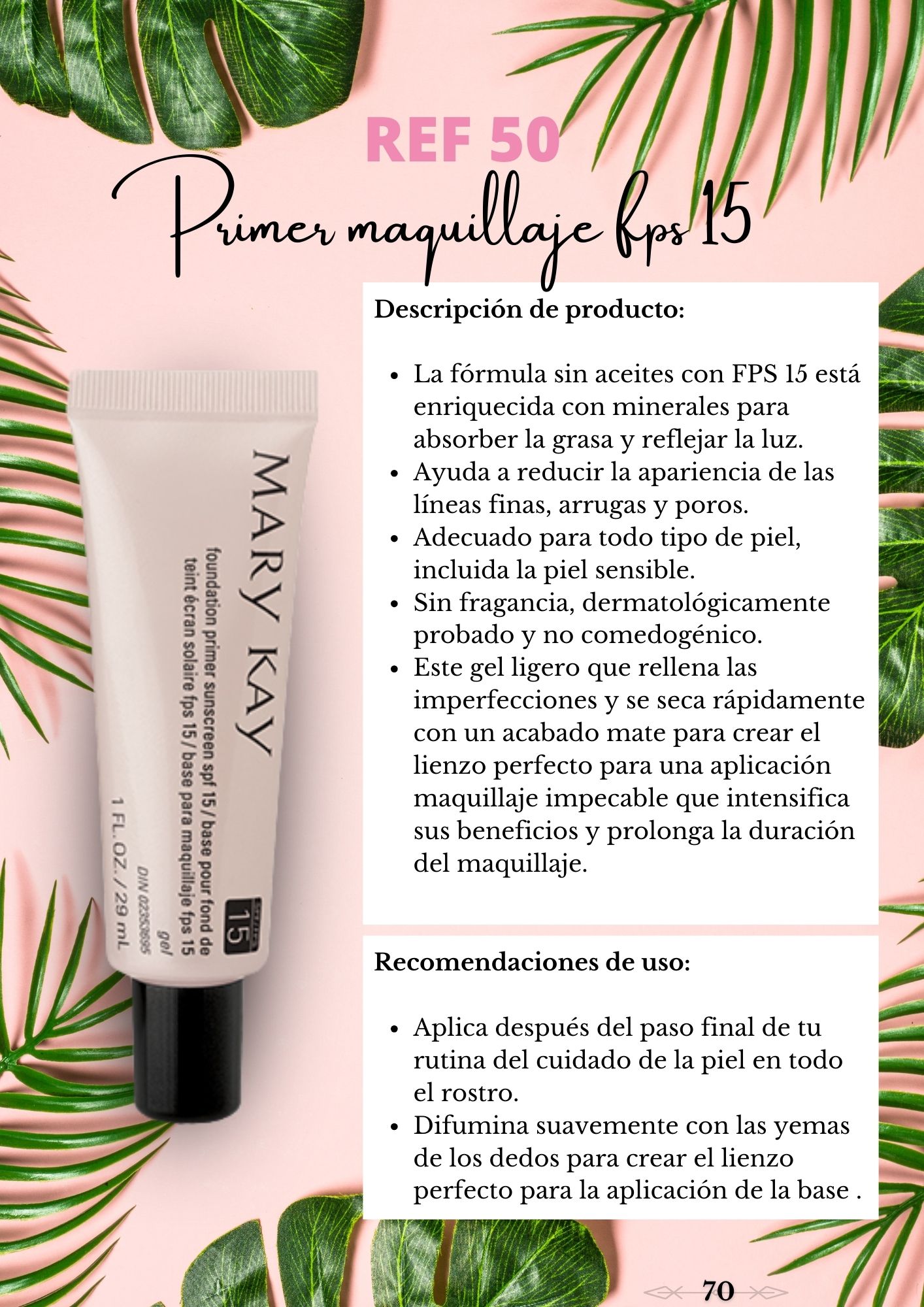 Primer maquillaje fps 15