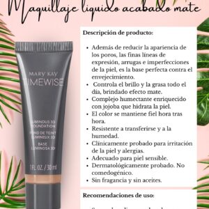 Maquillaje liquido acabado mate