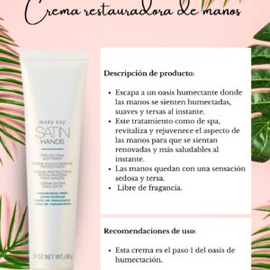 Crema restauradora de manos