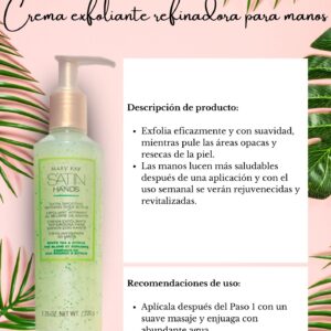 Crema exfoliante refinadora para manos