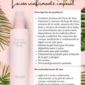 Loción reafirmante corporal